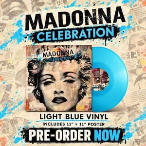 Madonna – Celebration LP (Light Blue Vinyl)