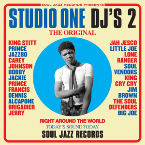 Soul Jazz Records Presents – Studio One DJ's 2 2LP (Transparent Blue Vinyl)