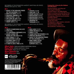 Albert Ayler – Revelations - The Complete ORTF 1970 Fondation Maeght Recordings 4CD Box Set