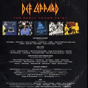 Def Leppard – The Early Years 79 - 81 5CD Box Set
