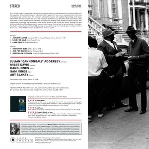 Cannonball Adderley – Somethin' Else LP