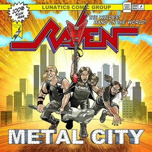 Raven ‎– Metal City LP Coloured Vinyl