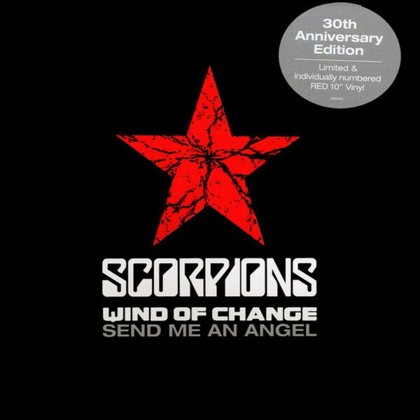 Scorpions ‎– Wind Of Change / Send Me An Angel 10" Red Vinyl