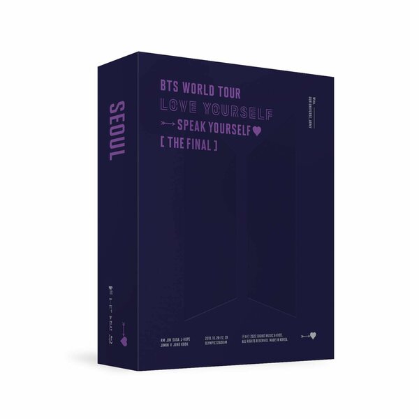 BTS – World Tour 'Love Yourself : Speak Yourself' [the Final] Blu-ray 3 Disc