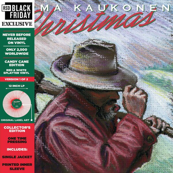 Jorma Kaukonen – Christmas… Candy Cane Edition LP Coloured Vinyl