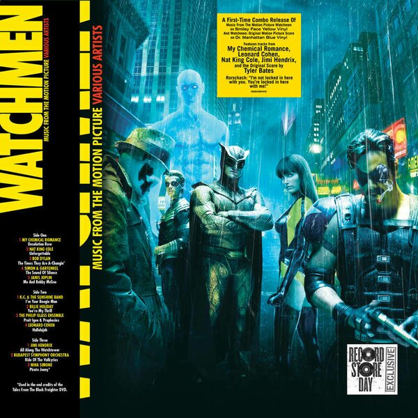 Tyler Bates and Various Artists – Music from the Motion Picture Watchmen 3LP Coloured Vinyl