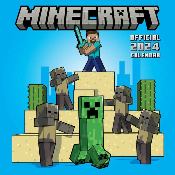 Minecraft 2024 Kalenteri Kalenterit 2024 Levyikkuna Fran Ais   21733 