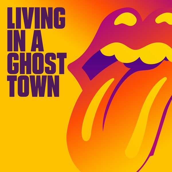 Rolling Stones ‎– Living In A Ghost Town 10" Coloured Vinyl Japan