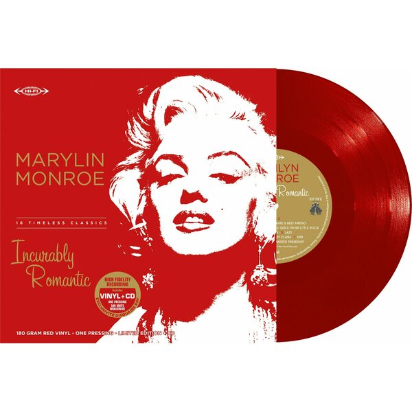 Marilyn Monroe – Incurably Romantic LP+CD Red Vinyl