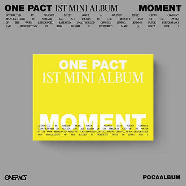 ONE PACT – MOMENT CD (Poca Album)