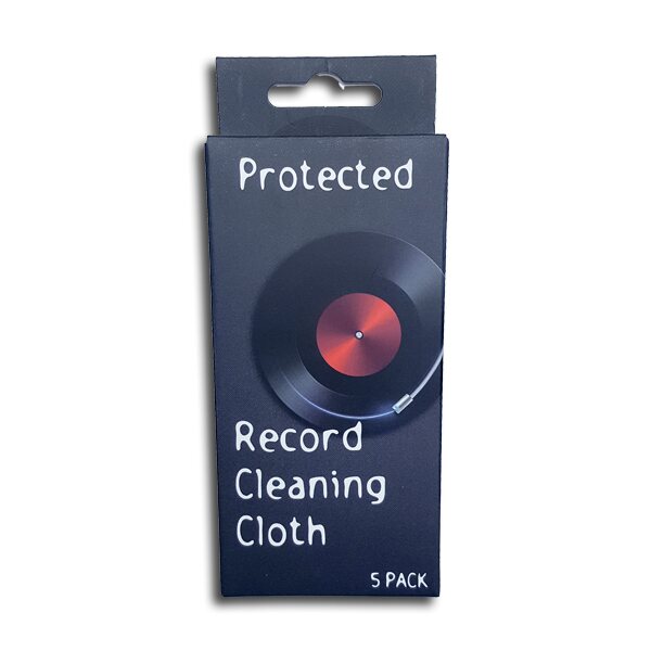 Protected Record Cleaning Wipe 5-pack