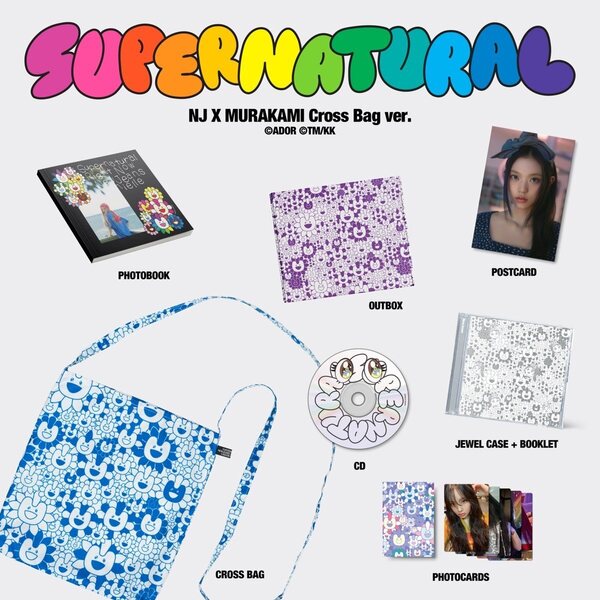 Newjeans – Supernatural CDs (Cross Bag ver.)