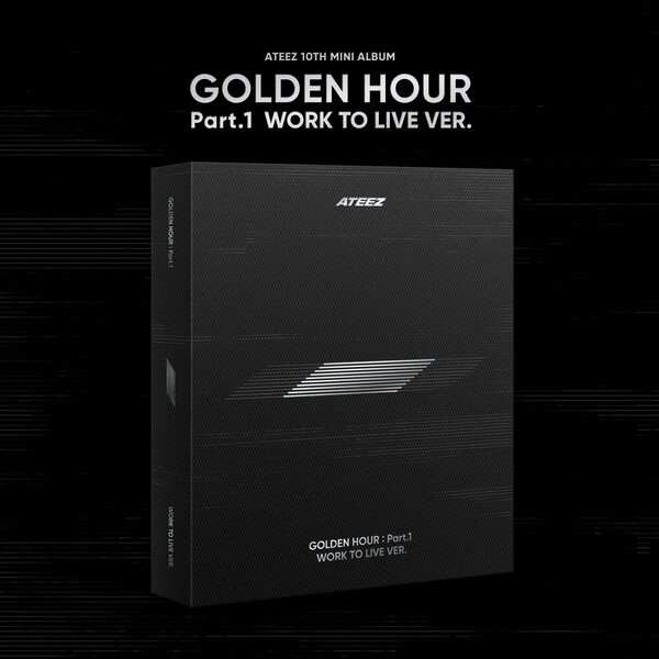 ATEEZ – GOLDEN HOUR : Part.1 (WORK TO LIVE VER) 4 Discs