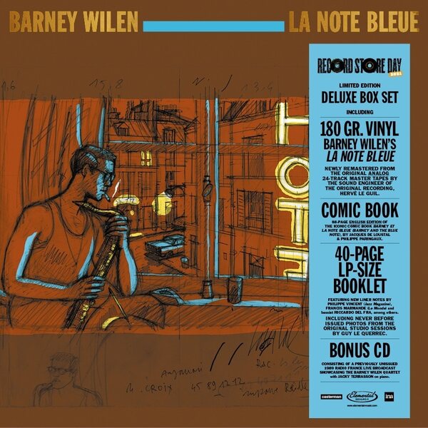 Barney Wilen – La Note Bleue LP+CD Deluxe Box Set