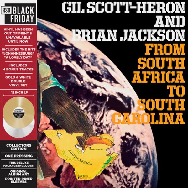 Gil Scott-Heron and Brian Jackson – From South Africa To South Carolina 2LP Coloured Vinyl