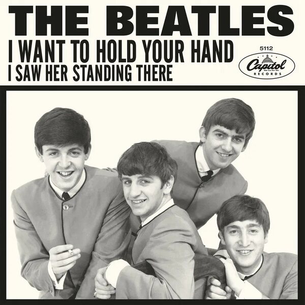 Beatles – I Wanna Hold Your Hand" b/w "I Saw Her Standing There 7" Coloured Vinyl