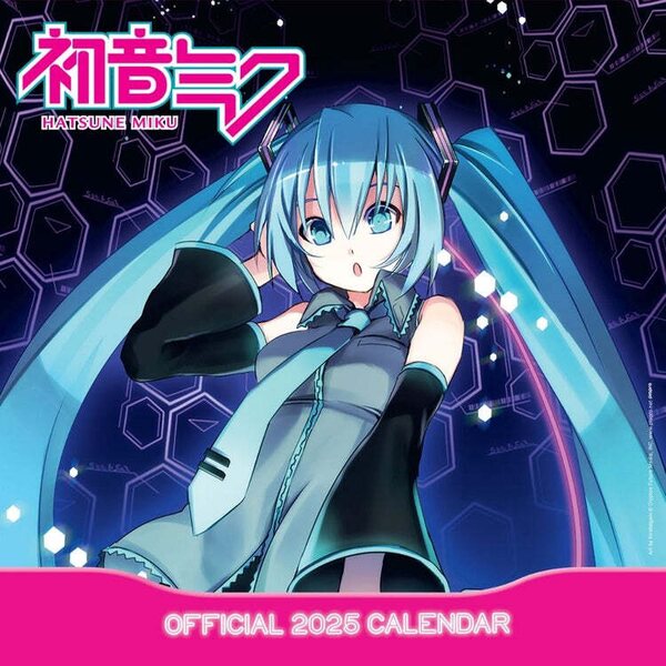 Hatsune Miku Square Calendar 2025