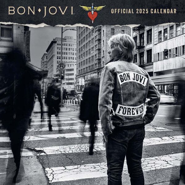 Bon Jovi Square Calendar 2025