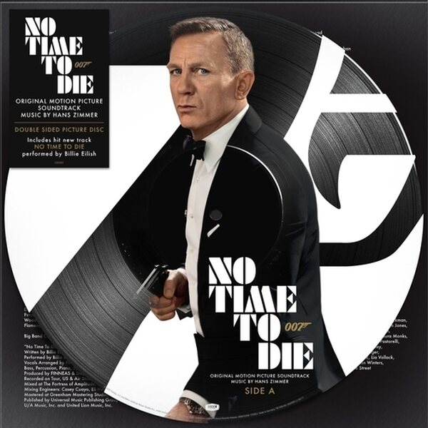 Hans Zimmer ‎– James Bond: No Time To Die Soundtrack LP Picture Disc