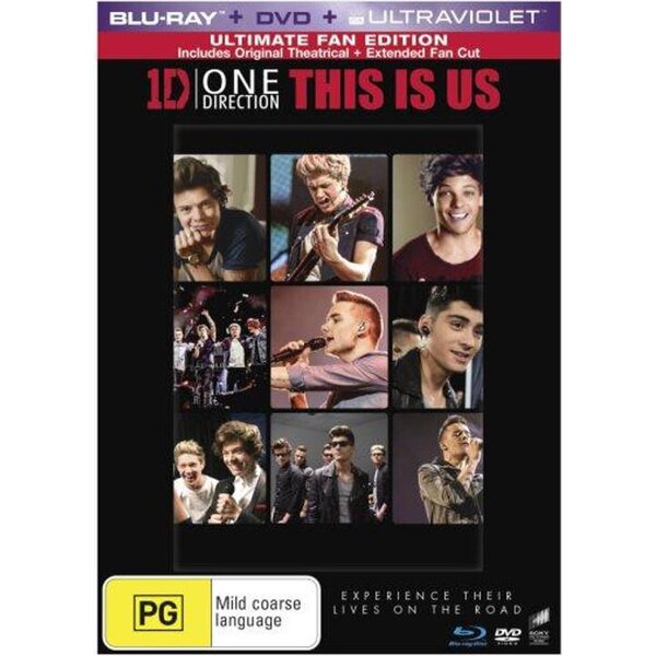 One Direction – This Is Us Blu-ray+DVD+Ultraviolet