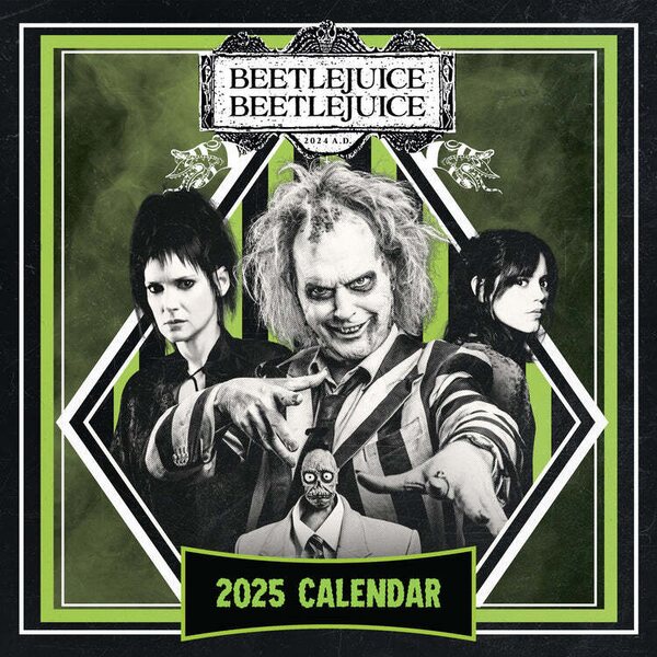 Beetlejuice 2 Square Calendar 2025