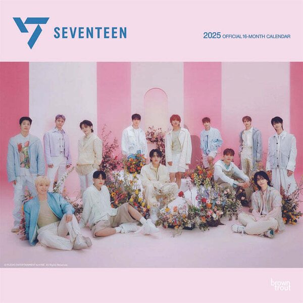 Seventeen Square Calendar 2025