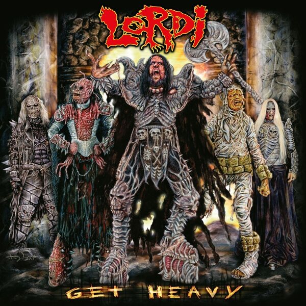 Lordi – Get Heavy LP Black & White Marbled Vinyl