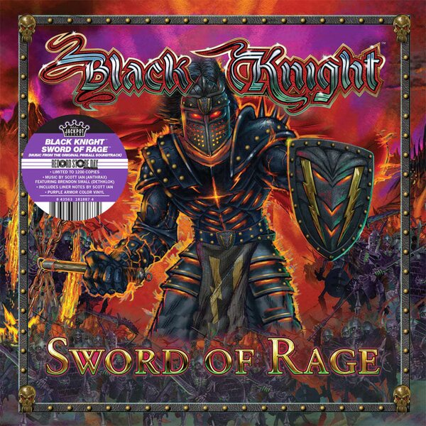 SCOTT IAN – Black Knight Sword Of Rage (Music From The Original Pinball Soundtrack) LP Coloured Vinyl