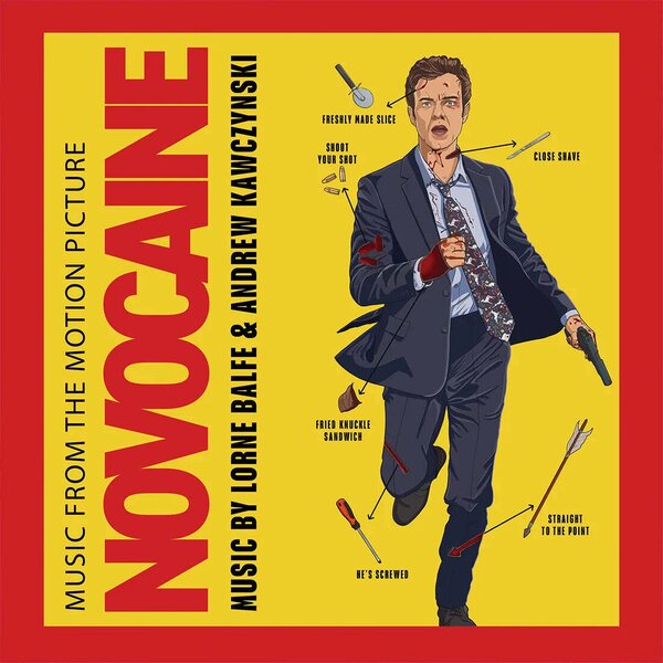 Lorne Balfe and Andrew Kawczynski – Novocaine LP Red/Yellow Vinyl