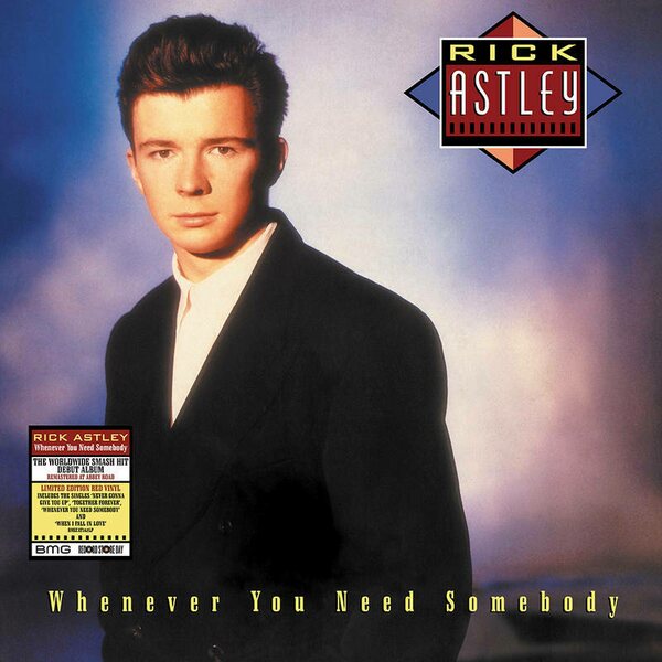 Rick Astley – Whenever You Need Somebody LP Coloured Vinyl