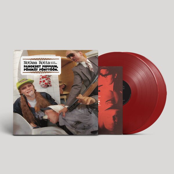 Notkea Rotta – Panokset piippuun, pöhinät pönttöön 2LP Red Vinyl