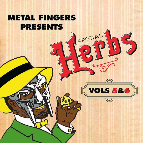 MF DOOM – Metal Fingers Presents: Special Herbs Vol. 5 & 6 (Repress) 2LP Apple Red Vinyl