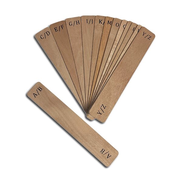 Protected Record dividers wood