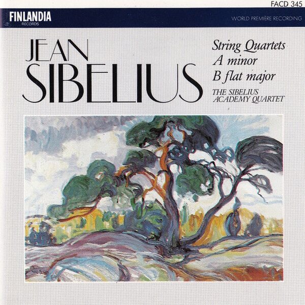 Jean Sibelius, The Sibelius Academy Quartet – String Quartets, A Minor B Flat Major CD