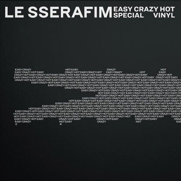 Le Sserafim – EASY-CRAZY-HOT LP (Carbon Black Vinyl)