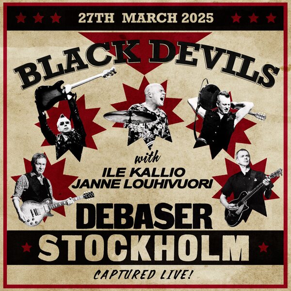 Black Devils with Janne Louhivuori & Ile Kallio – Debaser Stockholm LP