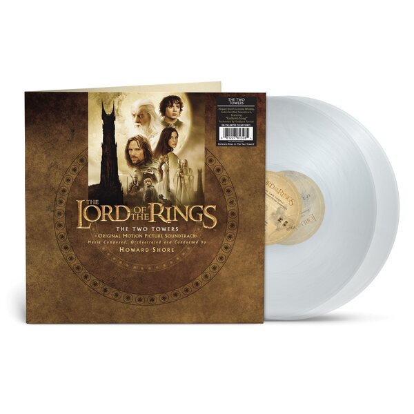 Howard Shore – Lord Of The Rings: The Two Towers 2LP Palantir Clear Vinyl