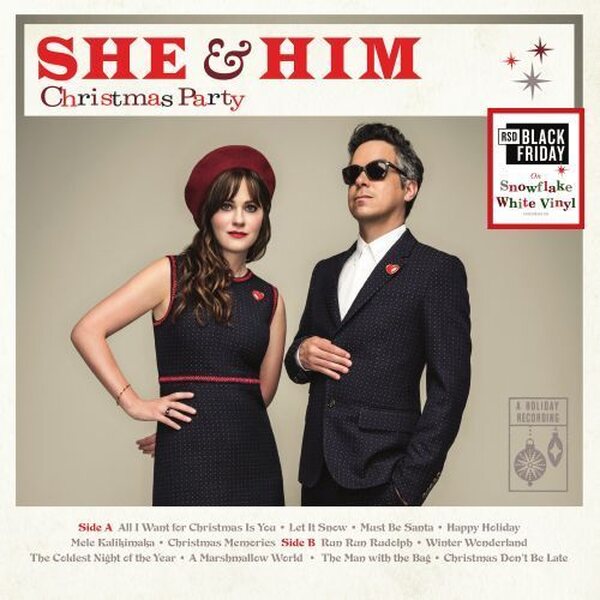 She & Him – Christmas Party LP Coloured Vinyl