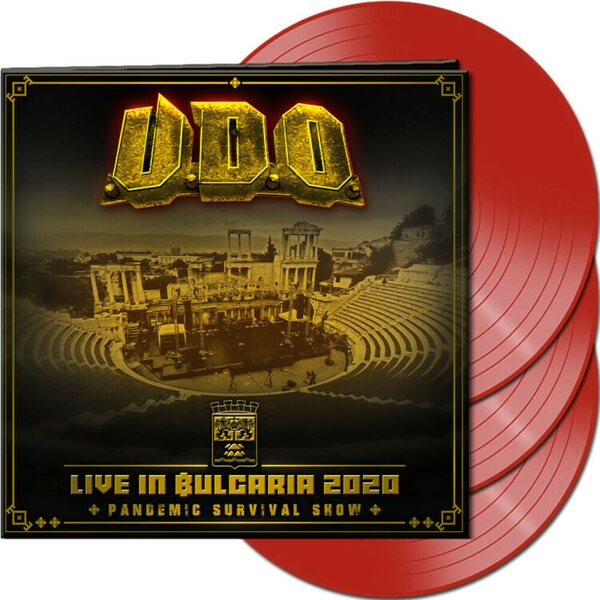 U.D.O. ‎– Live In Bulgaria 2020 (Pandemic Survival Show) 3LP Red Vinyl