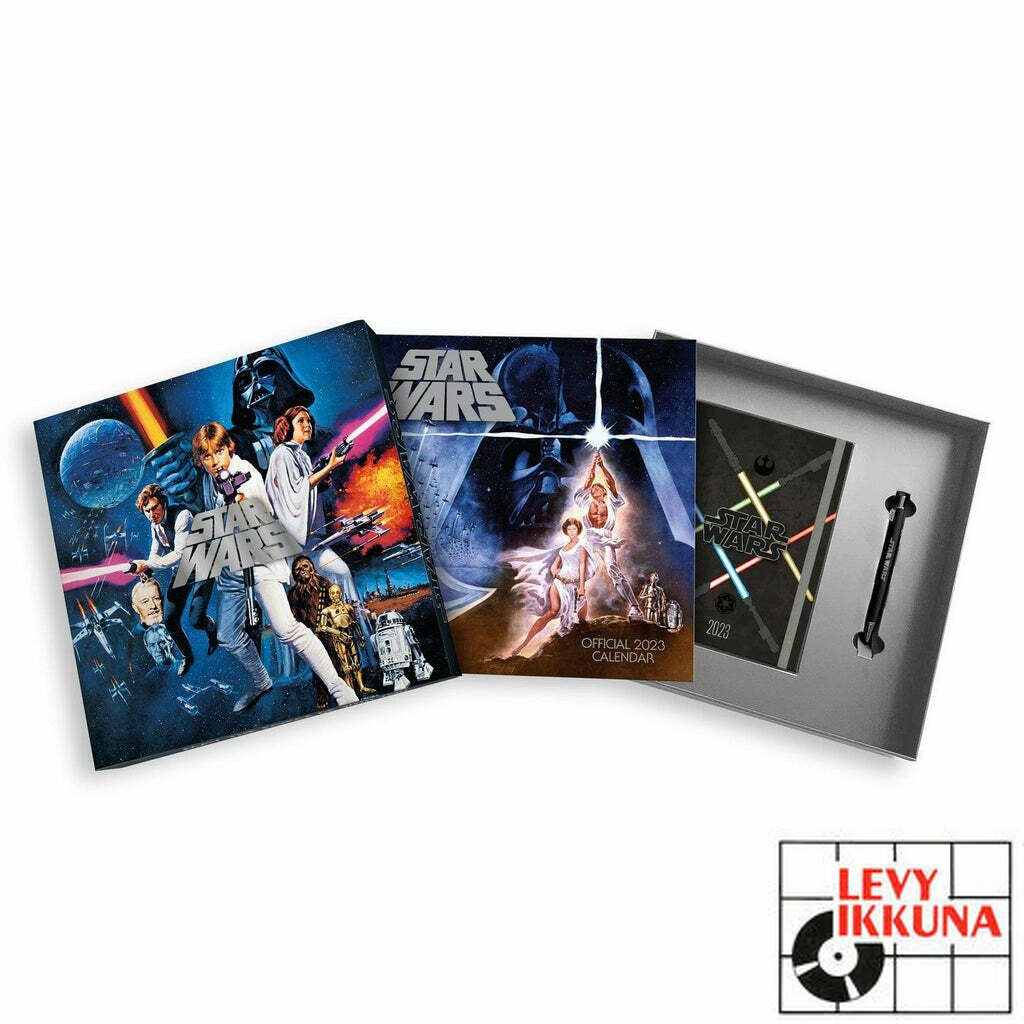 Star Wars Calendar And Diary Gift Box 2023 KALENTERIT Levyikkuna 