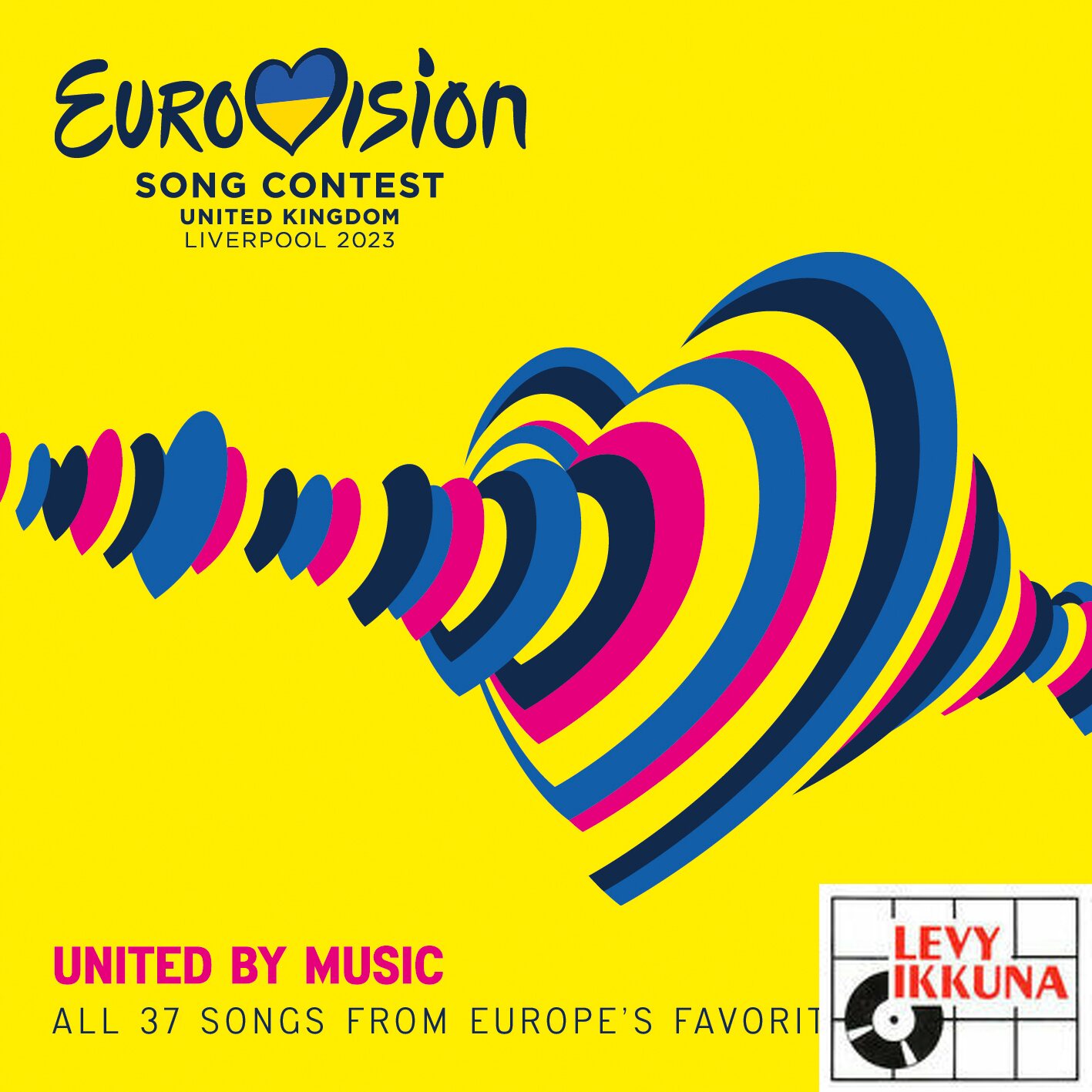 Eurovision Song Contest 2023 2CD KOKOELMAT Levyikkuna Svenska