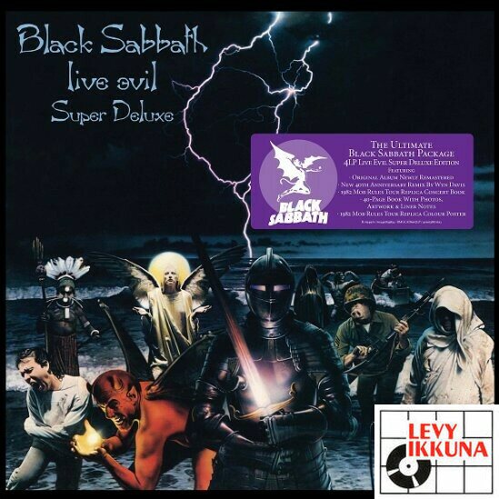 Black Sabbath Live 2014 T-Shirt Uomo - Maglietta Nera Manica Corta 100% Cotone, Taglia L, Concerto