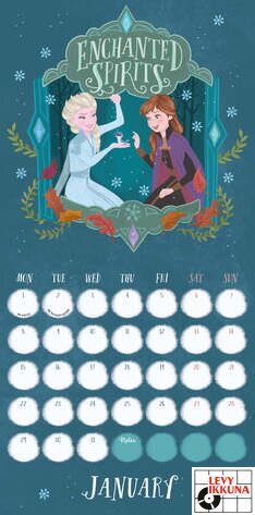 DISNEY FROZEN 2024 SQUARE CALENDAR | Kalenterit 2024 | Levyikkuna English DISNEY FROZEN 2024 SQUARE CALENDAR | Kalenterit 2024 | Levyikkuna English
