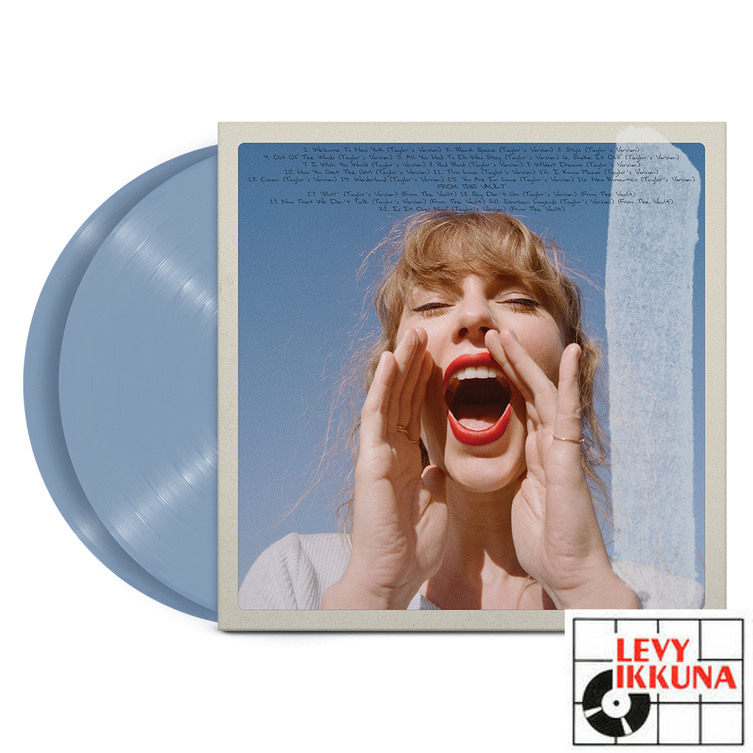 Taylor Swift 1989 Taylors Version 2LP Crystal Skies Blue Vinyl