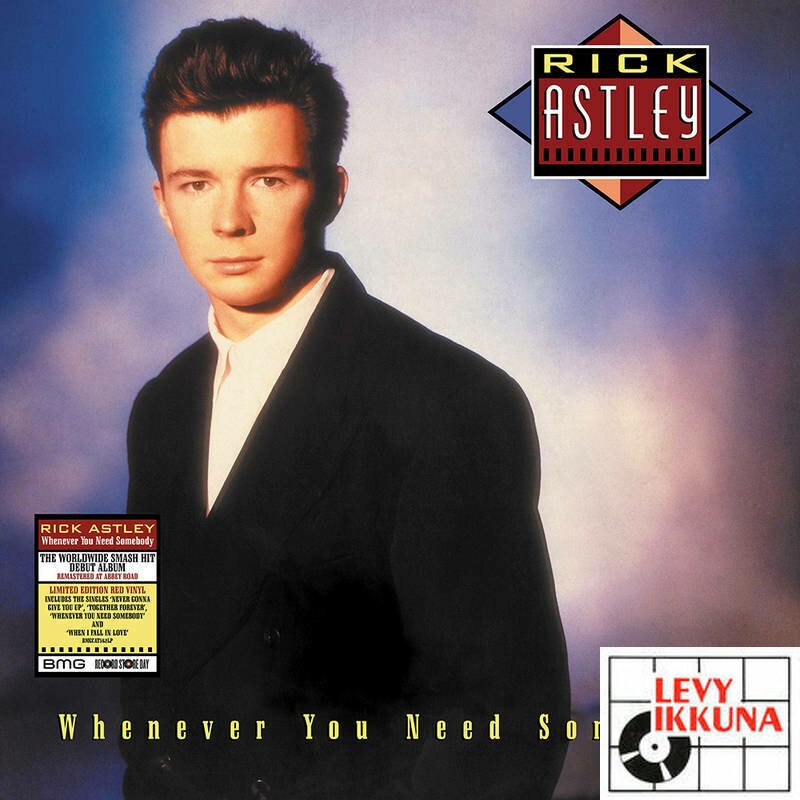 Rick Astley – Whenever You Need Somebody LP Coloured Vinyl | POP/ROCK ...